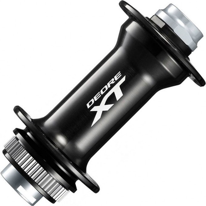 Втулка передняя SHIMANO XT, M8010-B, 32 ОТВ, C.LOCK, ПОД ПОЛУЮ ОСЬ 15ММ(БЕЗ ОСИ), С LOCK RING, OLD:110мм EHBM8010BE