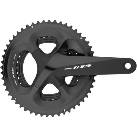 Система SHIMANO 105, R7000, 11 скоростей, 175мм, 50/34T, черный Система SHIMANO 105, R7000, 11 скоростей, 175мм, 50/34T, черный