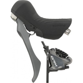 Тормоз дисковый SHIMANO GRX, ST-RX810-LA/BR-RX810, левый, рычаг под диск тормоза с кулером для 160мм