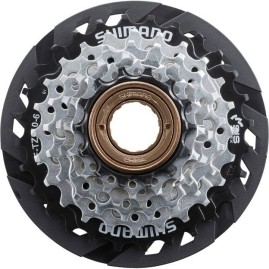 Трещотка SHIMANO TZ510, 6 скоростей, 14-28, с защитой, без упаковки